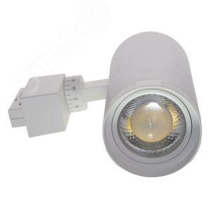 Светильник-прожектор ULB-Q261 20W/4000K/AC WHITE светодиодный трековый 1600 Лм Белый свет (4000К) С регулируемым углом свечения Корпус белый ТМ Volpe - фото 2
