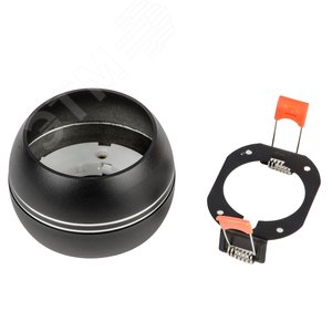 Светильник DLC-S614 GX53 BLACK/SILVER декоративный встраиваемый/накладной серия Sotto Без лампы цоколь GX53 Металл Черный/Серебро TM Fametto - фото 3