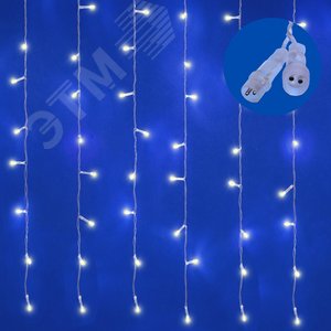 Гирлянда Занавес светодиодный с эффектом мерцания 6х3 м соединяемый 450 светодиодов прозрачный провод ULD-C6030-450/TTK WHITE IP44 - фото 3