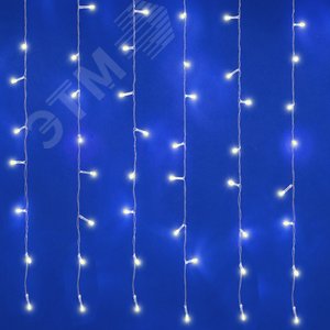 Гирлянда Занавес светодиодный с эффектом мерцания 6х3 м соединяемый 450 светодиодов прозрачный провод ULD-C6030-450/TTK WHITE IP44 - фото 2