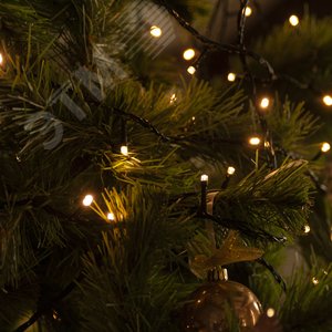 Гирлянда светодиодная 50 м 500 светодиодов теплый белый свет зеленый провод ULD-S5000-500/DGA WARM WHITE IP20 - фото 5