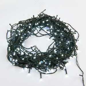 Гирлянда светодиодная 50 м 500 светодиодов зеленый провод ULD-S5000-500/DGA WHITE IP20 - фото 2