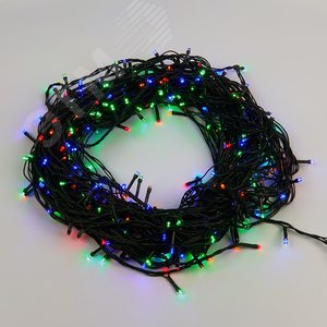 Гирлянда ULD-S10000-1000/DGA MULTI IP20 светодиодная, 100 м, 1000 светодиодов, разноцветный свет, зеленый провод - фото 2