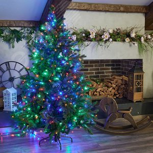 Гирлянда ULD-S10000-1000/DGA MULTI IP20 светодиодная, 100 м, 1000 светодиодов, разноцветный свет, зеленый провод - фото 4