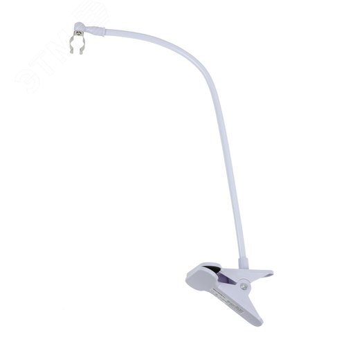 Подставка для светильника ULI-P на прищепке UFP-M02C-450 WHITE POLYBAG SET2 длина трубки 450мм, набор из 2шт. Белая. ТM ФитоЛето - фото 2