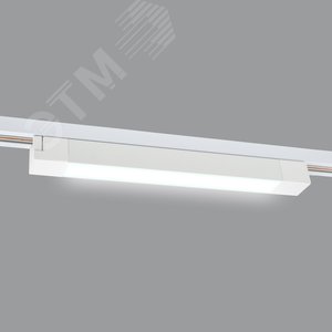 Светильник-прожектор LB-Q281 20W/4000K WHITE сcветодиодный трековый Линейный 1600 Лм Белый свет (4000К) Корпус белый ТМ Volpe - фото 2
