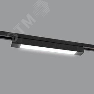 Светильник-прожектор ULB-Q281 20W/4000K BLACK светодиодный трековый Линейный 1600 Лм Белый свет (4000К) Корпус черный ТМ Volpe - фото 2