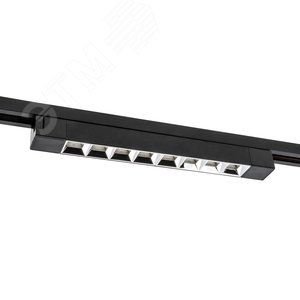 Светильник-прожектор ULB-Q282 20W/4000K BLACK светодиодный трековый Линейный 1600 Лм Белый свет (4000К) Корпус черный ТМ Volpe - фото 2
