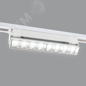 Светильник-прожектор ULB-Q283 20W/4000K WHITE светодиодный трековый Линейный 1600 Лм (4000К) Корпус белый - фото 3