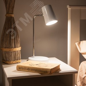 Светильник настольный светодиодный 6W Сенсорный выключатель Диммер UЛм-B600 6W/4500K/DIM WHITE белый - фото 4