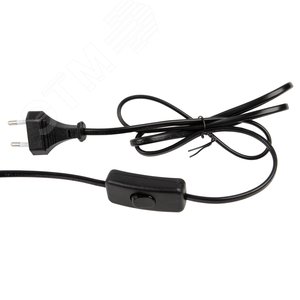 Светильник настольный 60W Цоколь Е27 Механический выключатель UML-B701 E27 BLACK черный - фото 4