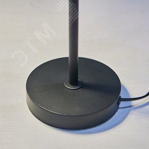 Светильник настольный 60W Цоколь Е27 Механический выключатель UML-B701 E27 BLACK черный - фото 7