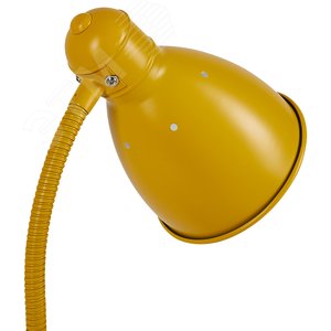 Светильник настольный 60W Цоколь Е27 Механический выключатель UML-B701 E27 YELLOW Желтый - фото 2