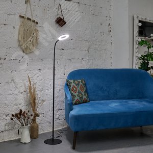 Торшер ULM-T610 7W/4500K/DIM BLACK напольный светодиодный 7W с регулировкой наклона Сенсорный выключатель Диммер Черный ТМ - фото 4