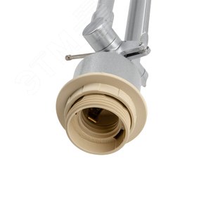 Торшер UML-T500 E27 SILVER/WHITE напольный под лампу Е27 60W с регулировкой наклона Серебристый/Белый ТМ - фото 3