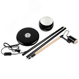 Торшер UML-T702 E14 BLACK напольный под лампу Е14 60W с регулировкой наклона Механический выключатель черный - фото 6