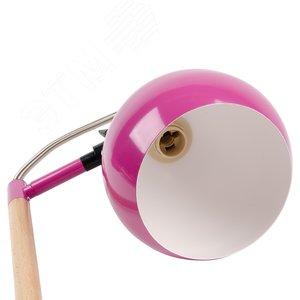 Торшер UML-T702 E14 PINK напольный под лампу Е14 60W с регулировкой наклона Механический выключатель Розовый ТМ - фото 3