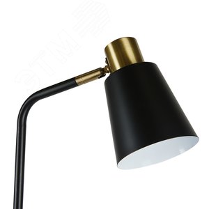 Торшер UML-T700 E27 BLACK напольный под лампу Е27 60W с регулировкой наклона Механический выключатель черный - фото 2