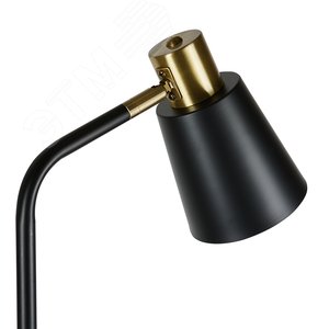 Торшер UML-T700 E27 BLACK напольный под лампу Е27 60W с регулировкой наклона Механический выключатель черный - фото 3