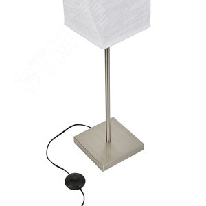 Торшер UML-T400 2хE27 WHITE напольный под две лампы E27 2х60W Механический выключатель Белый ТМ - фото 3