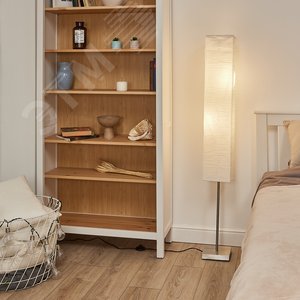 Торшер UML-T400 2хE27 WHITE напольный под две лампы E27 2х60W Механический выключатель Белый ТМ - фото 4