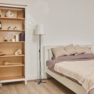 Торшер UML-T510 E27 BLACK/WHITE напольный под лампу Е27 60W Черный/Белый ТМ - фото 5