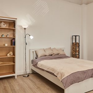 Торшер UML-T520 E27+E14 SILVER/WHITE напольный под лампу Е27 и Е14 2х60W Серебристый/Белый ТМ - фото 4