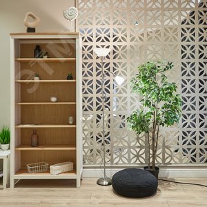 Торшер UML-T520 E27+E14 SILVER/WHITE напольный под лампу Е27 и Е14 2х60W Серебристый/Белый ТМ - фото 5