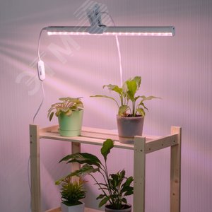 Подставка UFP-M04D-600 WHITE POLYBAG для светильника ULI-P, на прищепке, длина трубки 600мм. Белая. ФитоЛето - фото 3