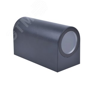 Светильник уличный под две лампы GU10 Архитектурный накладной UUL-P52A 2х6W/GU10 IP65 BLAC Kорпус черный - фото 4