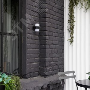 Светильник светодиодный ULU-P22B-2x5W/4000K IP65 BLACK уличный. Архитектурный накладной. (4000K). Корпус черный - фото 2