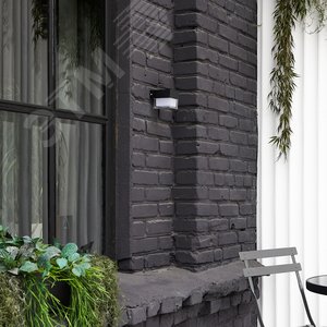 Светильник светодиодный ULU-P25A-5W/4000K IP65 BLACK уличный. Архитектурный накладной. Белый свет (4000K). Корпус черный. - фото 2