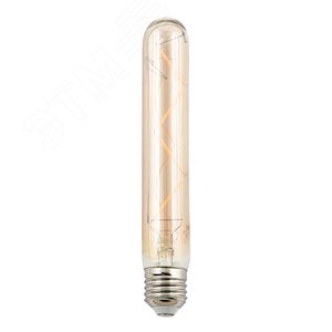 Лампа светодиодная Vintage LED-L32A-4W/GOLDEN/E27 GLV21GO Форма ''цилиндр'', янтарная колба картон ТМ - фото 1