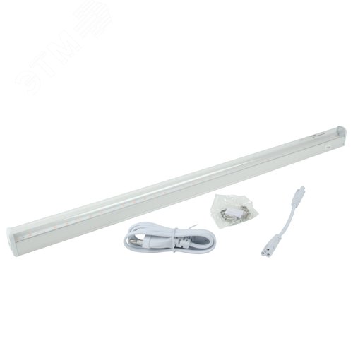 Изображение товара Светильник для растений светодиодный линейный 560мм выкл на корпусе Алюминий Спектр с дальним красным для рассады и досвечивания в период роста ULI-P42-18W/SPBX IP40 WHITE (шт)