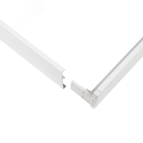 Рамка для накладного и подвесного монтажа универсальных панелей Premium+. 600х600х43мм. Цвет белый. UFL-P60A 6060/H43 WHITE - фото 3