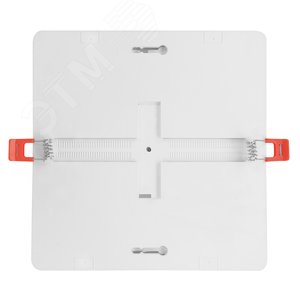 Светильник светодиодный ULM-Q251 18W/4000K WHITE встраиваемый/накладной квадратный Белый свет (4000К) Корпус белый ТМ Volpe - фото 2