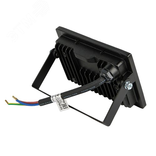 Прожектор светодиодный 30 Вт Зеленый свет Корпус черный TM Volpe ULF-Q517 30W/GREEN IP65 220-240V BLACK - фото 3