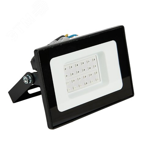 Прожектор светодиодный 20 Вт Синий свет Корпус черный TM Volpe ULF-Q517 30W/BLUE IP65 220-240V BLACK - фото 2