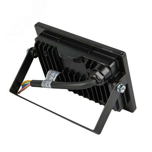 Прожектор светодиодный 20 Вт Синий свет Корпус черный TM Volpe ULF-Q517 30W/BLUE IP65 220-240V BLACK - фото 3