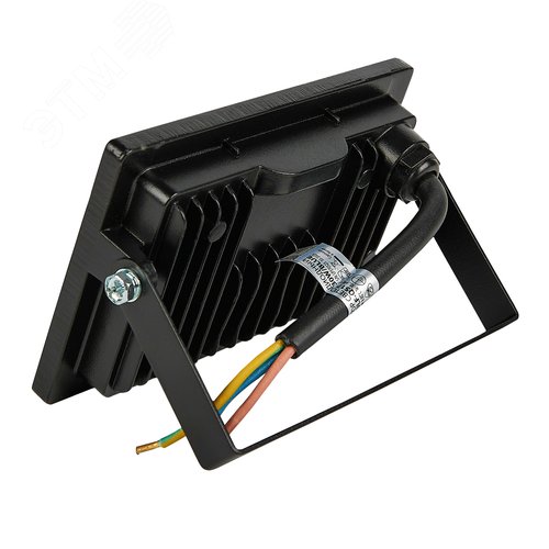 Прожектор светодиодный 20 Вт Синий свет Корпус черный TM Volpe ULF-Q517 30W/BLUE IP65 220-240V BLACK - фото 6