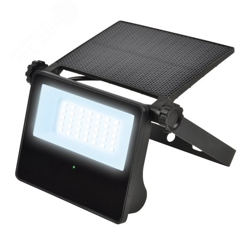Изображение товара Светильник светодиодный садовый USL-F-563/МT100 S NSOR на солнечной батарее с датчиками движения и освещенности 1300Лм Дневной свет 6500K Корпус ч ерный (шт)