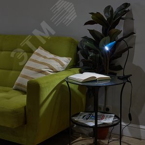 Светильник настольный светодиодный прищепка Механический выключатель ULM-D501 4W/4000K BLUE Синий - фото 3