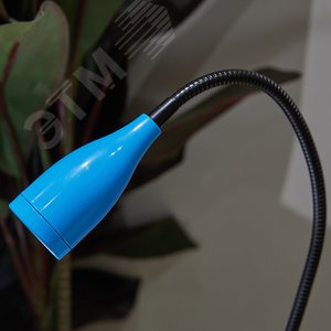 Светильник настольный светодиодный прищепка Механический выключатель ULM-D501 4W/4000K BLUE Синий - фото 4