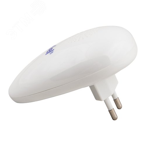 Ультразвуковой отпугиватель насекомых и грызунов UDR-E14 WHITE.  220В. Площадь до 120м2. Белый. TM Uniel - фото 3