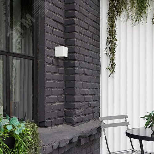 Светильник светодиодный уличный 2х3 Вт Архитектурный накладной С переключателем цвета свечения Теплый 3000K Белый 4000K Дневной 6000K) Корпус белый ULU-S55B-2x3W/3000K+4000K+6000K IP65 WHITE - фото 7