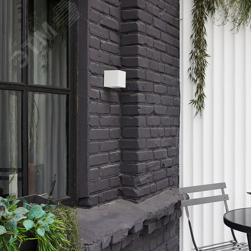 Светильник светодиодный уличный 2х3 Вт Архитектурный накладной С переключателем цвета свечения Теплый 3000K Белый 4000K Дневной 6000K) Корпус белый ULU-S55B-2x3W/3000K+4000K+6000K IP65 WHITE - фото 8