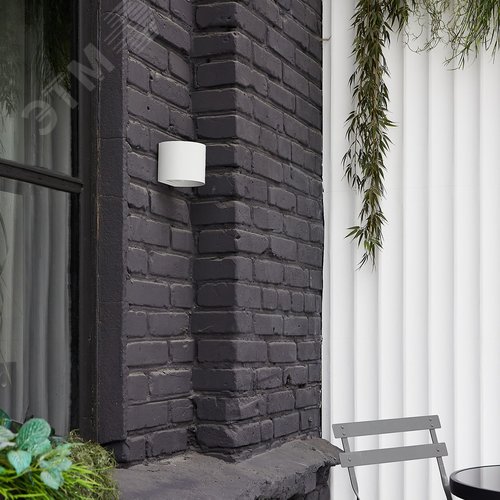 Светильник светодиодный уличный 2х3 Вт Архитектурный накладной С переключателем цвета свечения Теплый 3000K Белый 4000K Дневной 6000K Корпус белый ULU-S56B-2x3W/3000K+4000K+6000K IP65 WHITE - фото 4