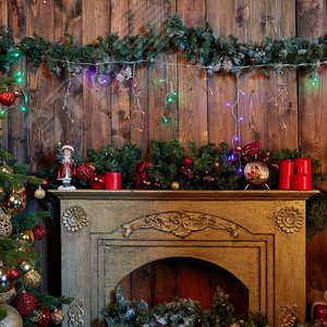 Бахрома светодиодная 2 м 48 светодиодов разноцветный свет прозрачный провод ULD-B2005-048/DTA MULTI IP20 - фото 2