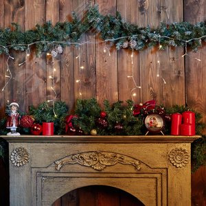 Бахрома светодиодная 2 м 48 светодиодов теплый прозрачный провод ULD-B2005-048/DTA WARM WHITE IP20 - фото 4