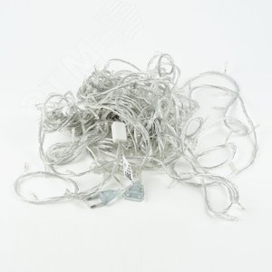 Гирлянда светодиодная 25 м Соединяемая 225 светодиодов теплый прозрачный провод ULD-S2500-225/STK WARM WHITE IP20 - фото 3